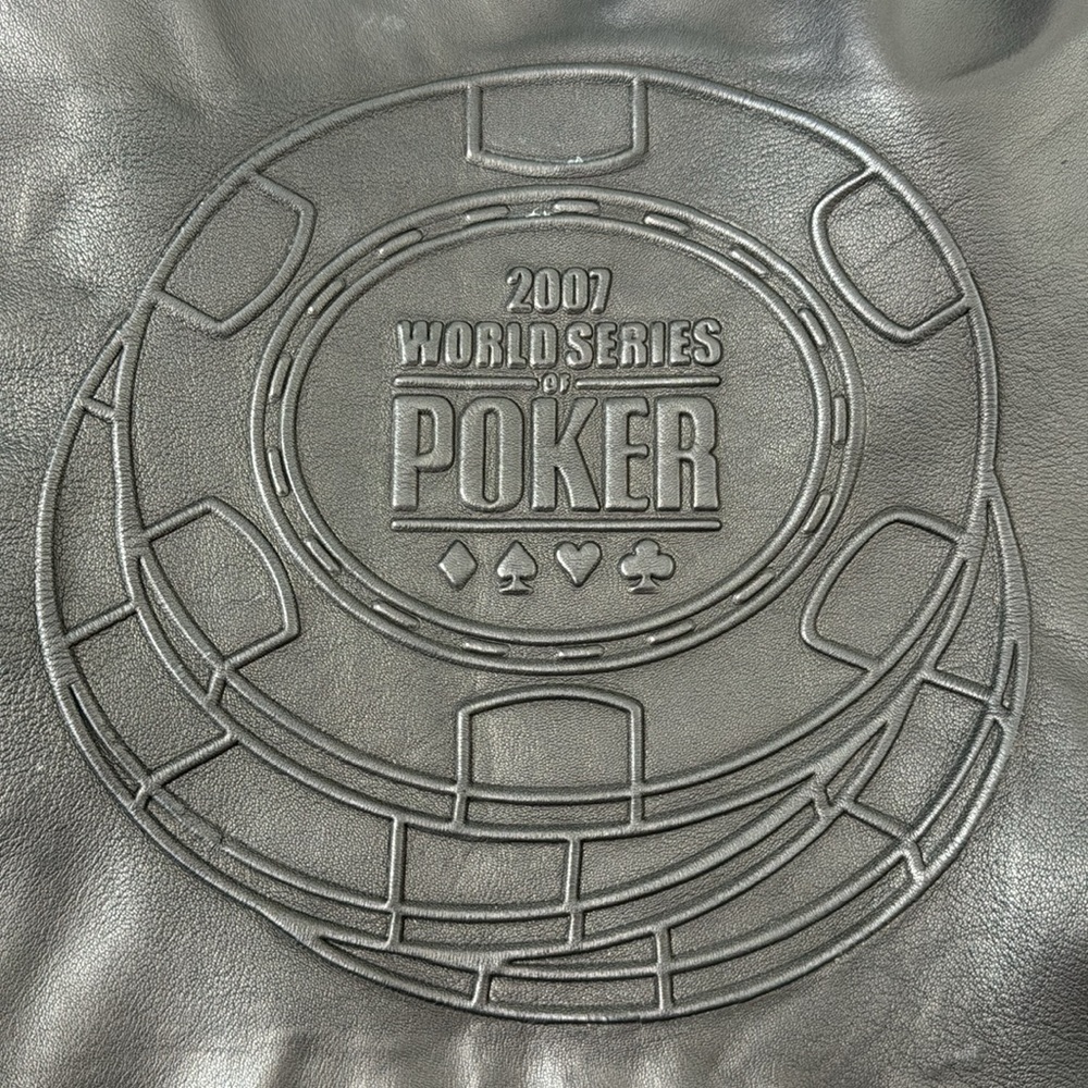 Leather World Series of poker jacket - Picture 12 of 12